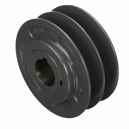 Browning 2 Groove Cast Iron Finish Bore Fhp Variable Pitch Sheave, 2VP60X 1 5/8 2VP60X 1 5/8